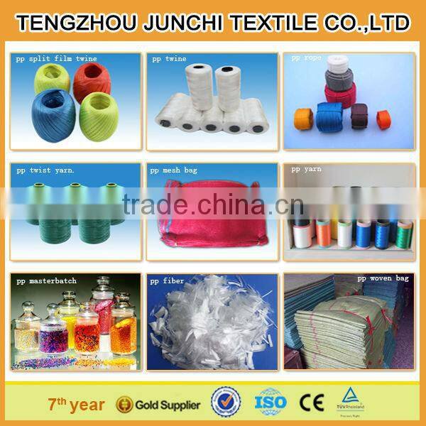 800D High Tenacity Coloured Pp Twisted Yarn with UV