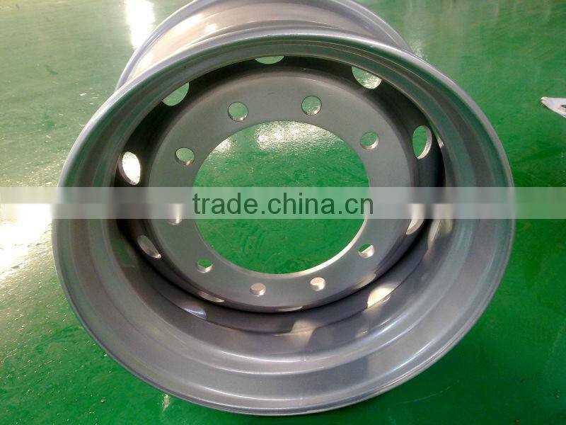 Tubeless steel truck wheel Rim 22.5x7.5