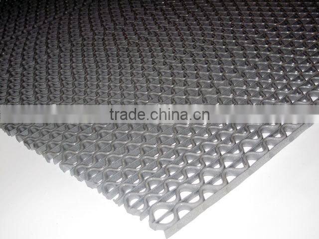 2016 New rolled plastic pvc vinyl zig zag mat flooring