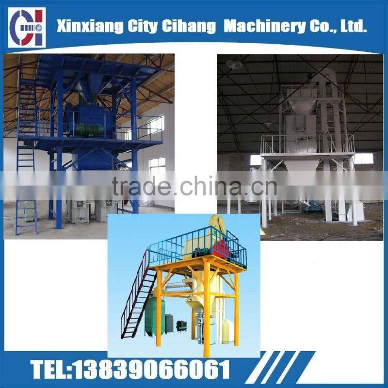 Large output easy operation dry mortar batching plant concrete production line