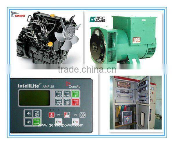 7kw to 45kw japanese yanmar home power generator