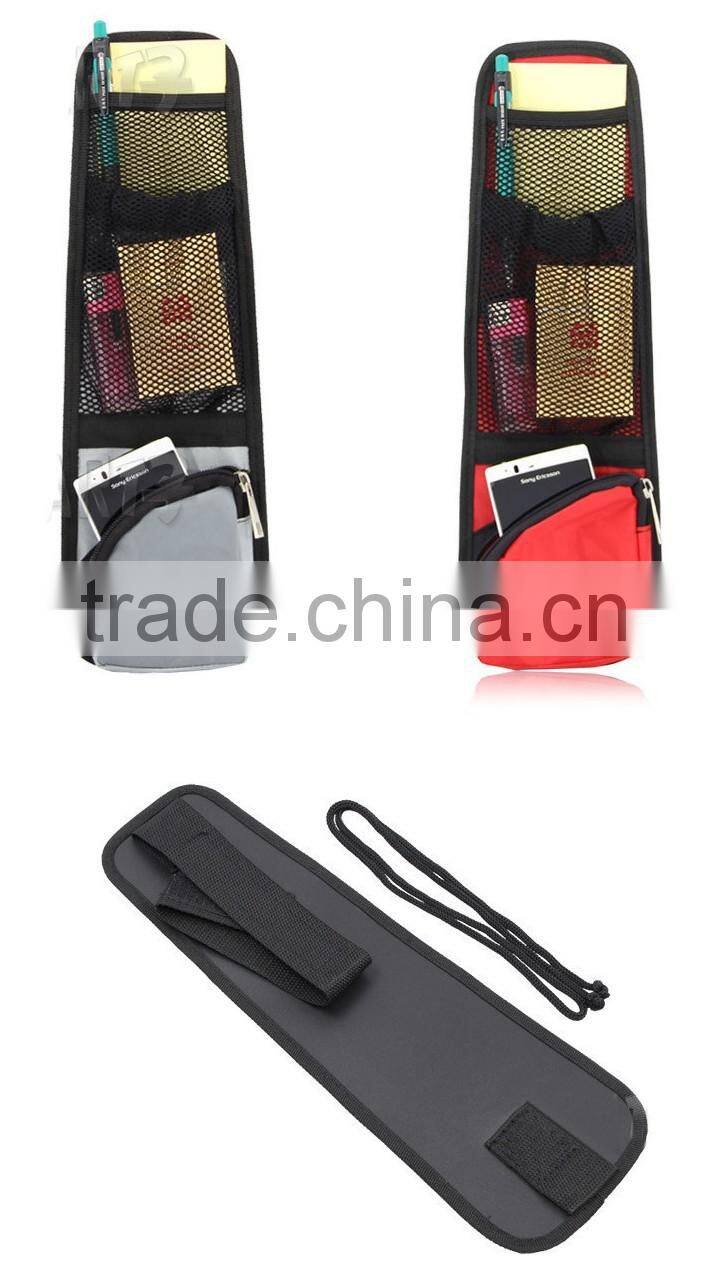 Universal Nylon Car Seat Side Multi Pockets Storage Bag/Car Interior Seat Cover Hanging Bags with Storage Pockets Seat Bag
