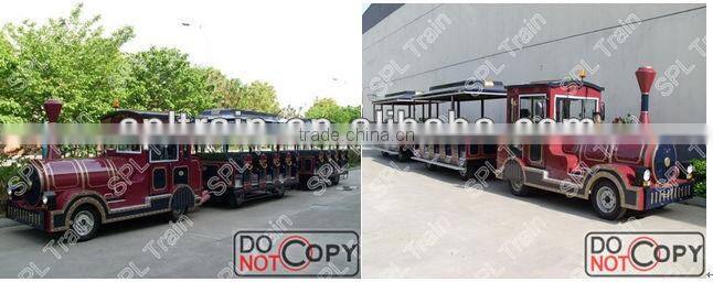 Outdoor Kids Riding Amusement Park Tourist Trackless Train
