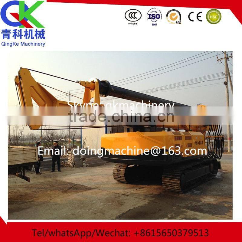 High torque truck type rotary drilling Rig soil drilling machine spiral drill