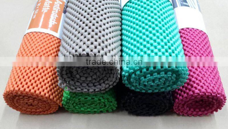 Anti-slip plastic foam PVC rug pads /underlay carpet