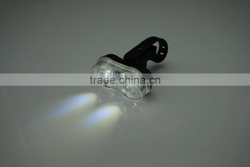 2x0.5W white LED bicycle light,bicycle safety light
