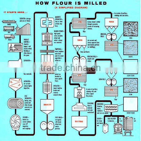 Cereal process equipment wheat milling machine for sale