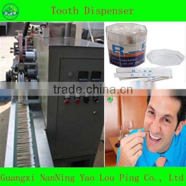 Mint toothpick in paper box wooden mint flavor toothpick