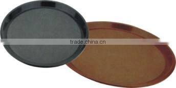 14 Inch Circle non-slip food serving tray(81400TCR)