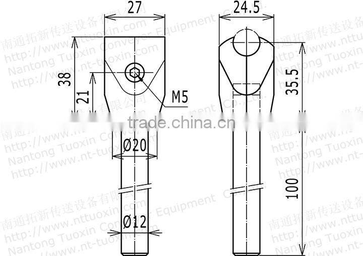 TX-109 C-Double Guide-Rail Clamp