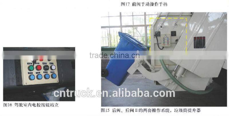 high quality electric garbage truck for sale
