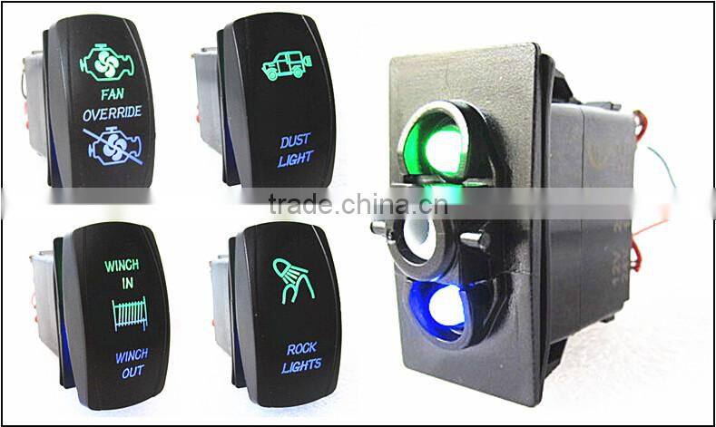 Hot! LED Light bar rocker switch & 12v sealed rocker switch