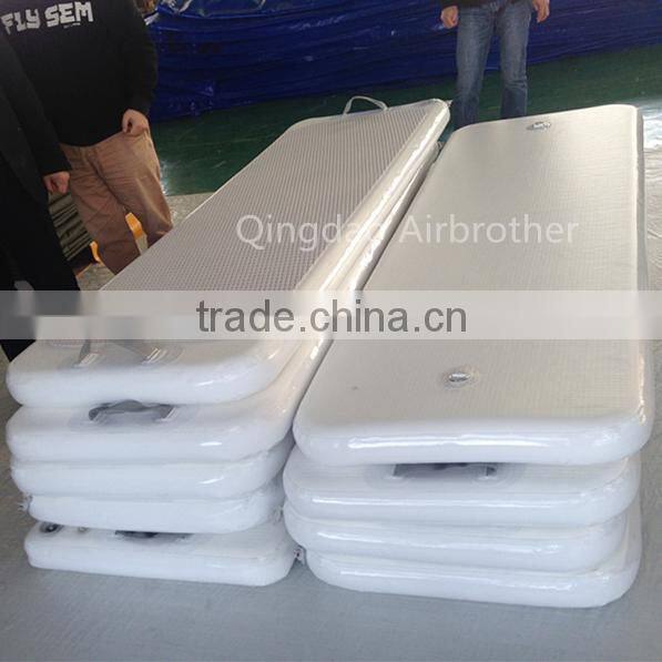 Professional Factory Customize Inflatable Floating Yoga Mat Island