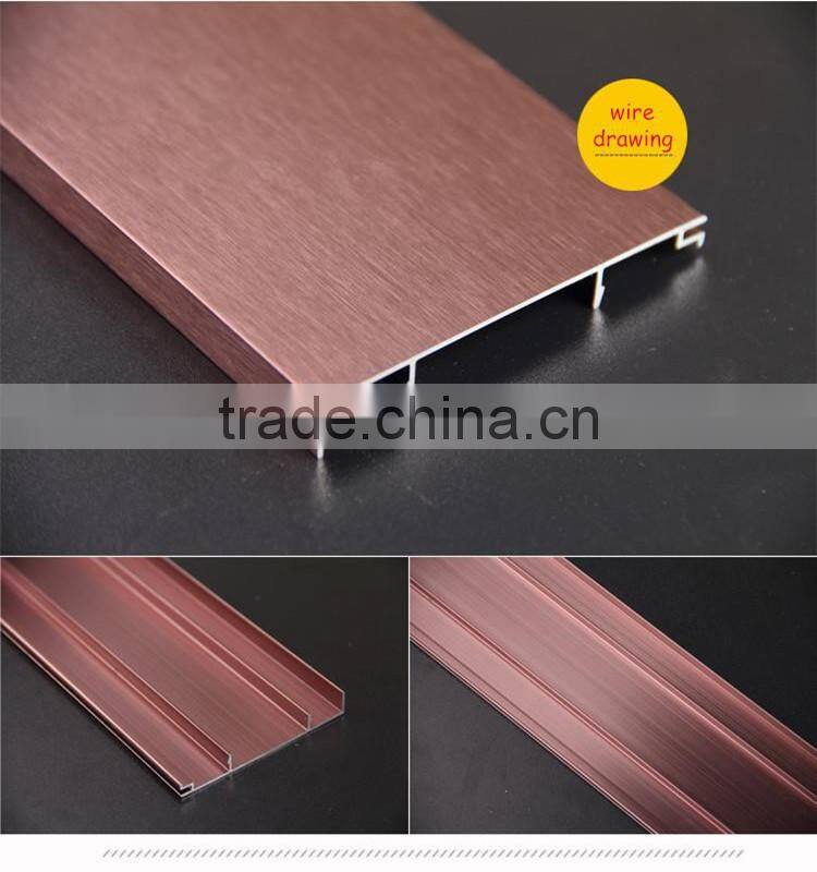 OEM ODM ! made in China factory kitchen plinth skirting aluminium alloy extruded profile