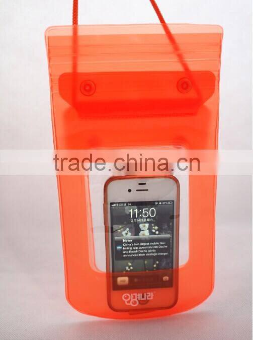 Mobile Phone PVC travelling bag/ travel bag for cell phone/ pvc waterproof bag