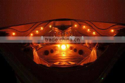 A860 Balck Massage Whirlpools and Bathtub for 7 ~ 8 Person