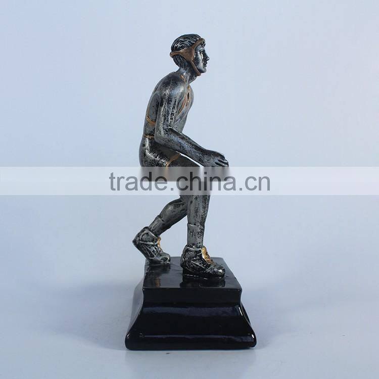 Artificial polyresin sport trophy figurine