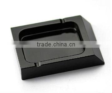 black crystal cigar ashtray