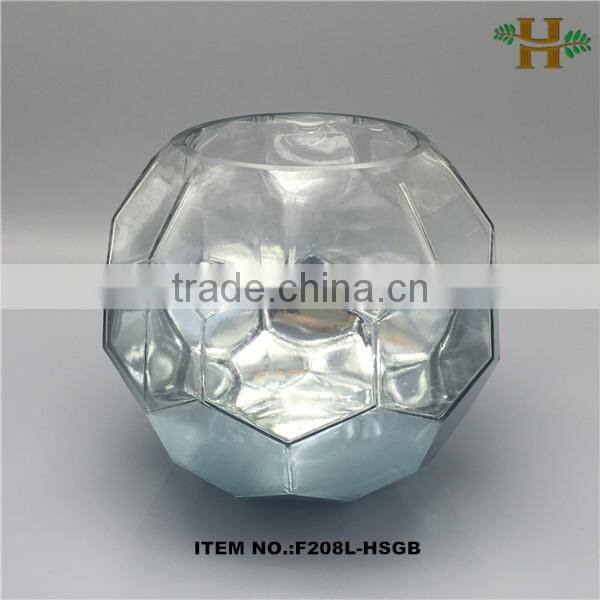 spell color/mix color round glass flower vases wholesale