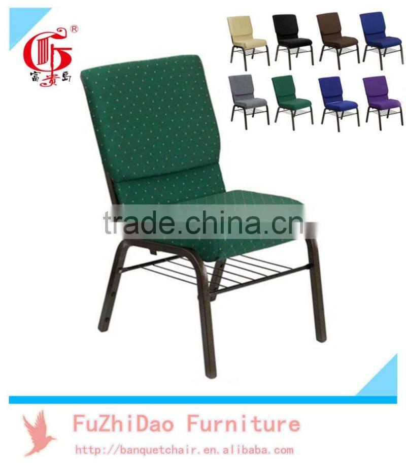 Hot sell item Stacking Metal Church Chair Used FD-261