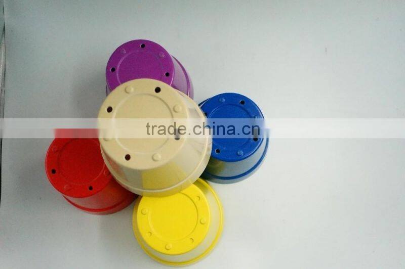 eco bamboo fibre garden flower pot planter Various color