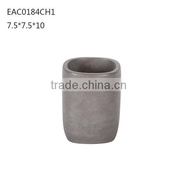 Natural bare or plain concrete simply bathroom accessories for hotel