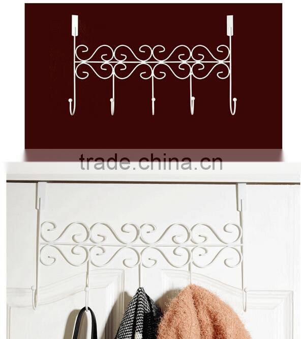 Multi-Function Metal Over The Door Hanging Hooks
