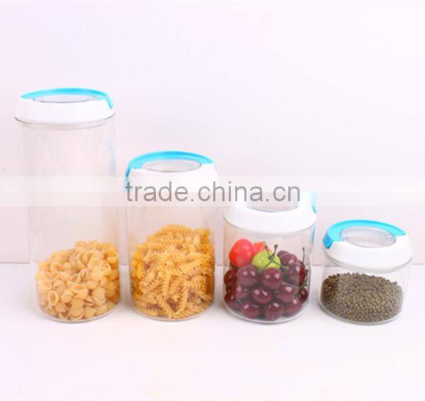 transparent borosilicate glass storage jar