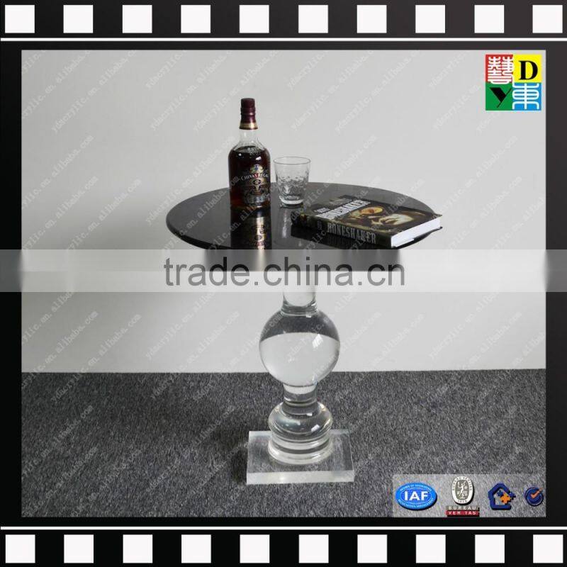 Wholesale antique design acrylic,plexi,PMMA samll laptop table/portable stand table for laptop