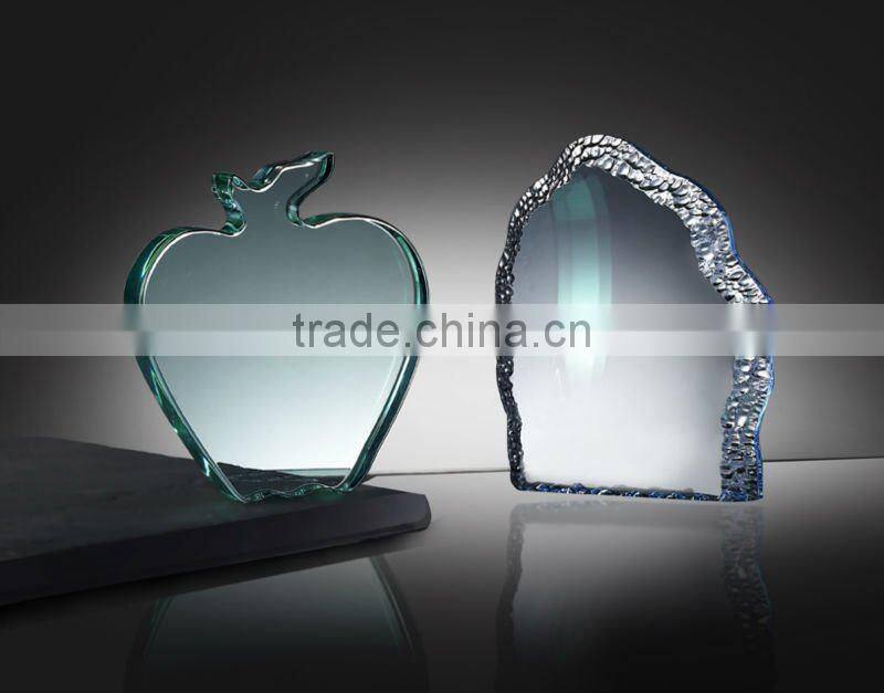 Acrylic trophy design/clear factory shield award trophy new design acrylic awards and trophies