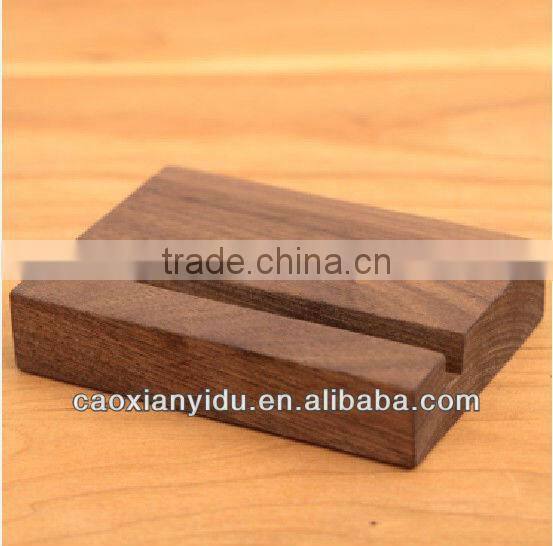 Wooden Block with Slot Stand Holder for Bussiness Card ,Wedding Present Names Home Decor Exhibition Display Board