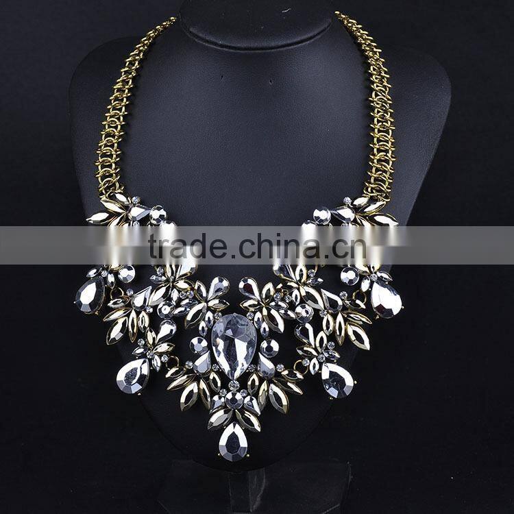 2015 Latest new style women fashion alloy jewelry necklace for laddy