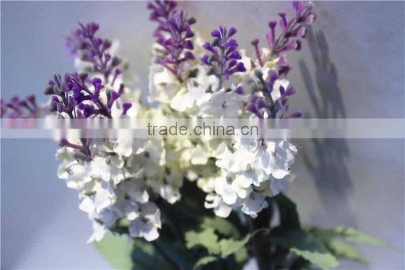 Home garden decorative wedding 50cm Height artificial plastic Flower bronze Bushing 10 head lavender EMG11 21W10