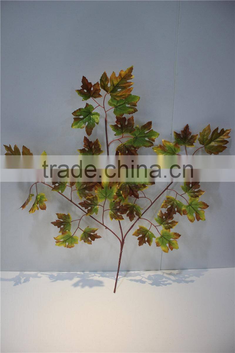 artificial plants artificial leaf branch decor red maple leaf decoration