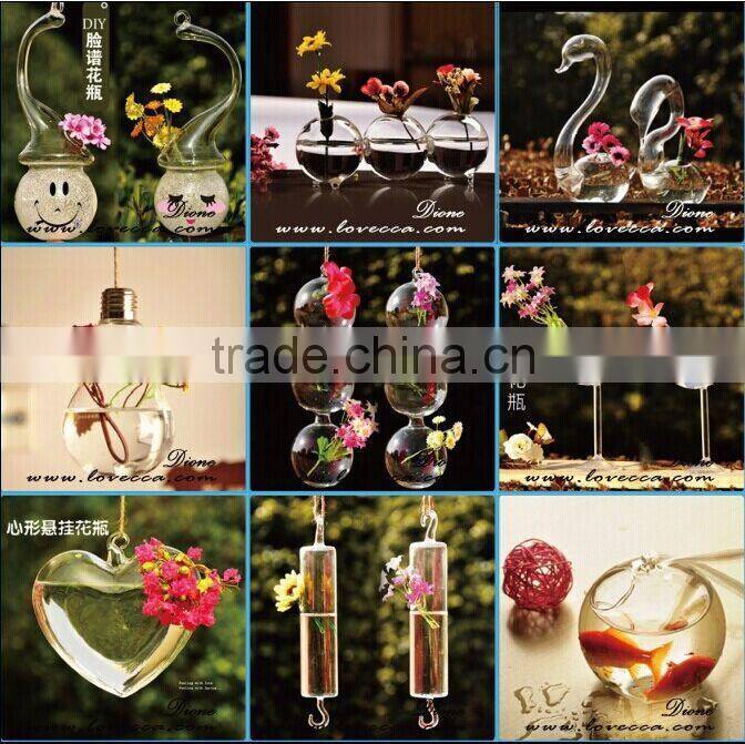 Hanging glass terrarium/ clear glass terrarium globe/ glass ball terrarium