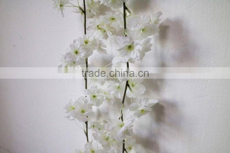 Silk cherry blossom flower garland decorative cherry garland