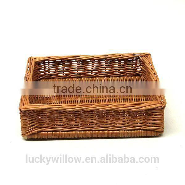 cheap round wicker tray for bread