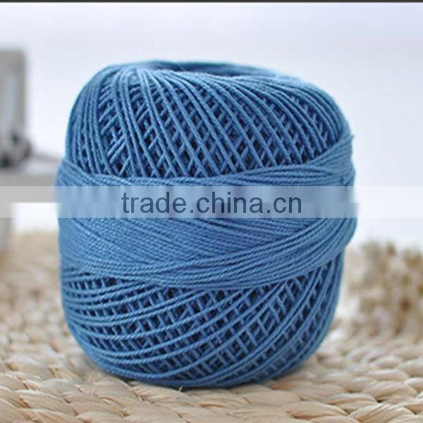 6S/2 Crochet Cotton Yarn knitting colorful Lace yarn