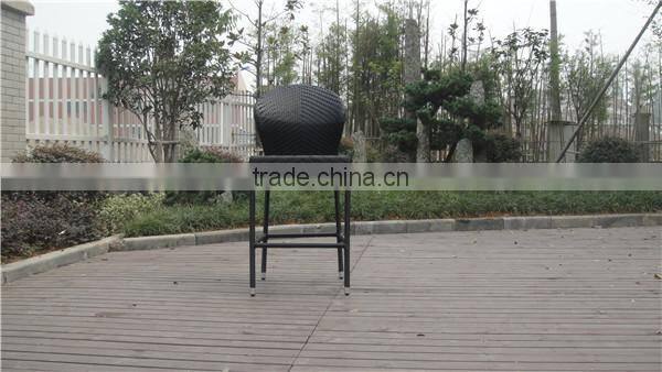 All weather rattan bar stool