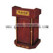 Wholesale Guangzhou hotel product wholesalers restaurant supplies wooden conference lectern podium wooden church rostrum T350