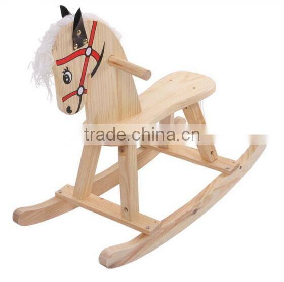 wooden rocking horse baby toy kids children equipment parts stable product wholesale interior decoration alibaba china supplier