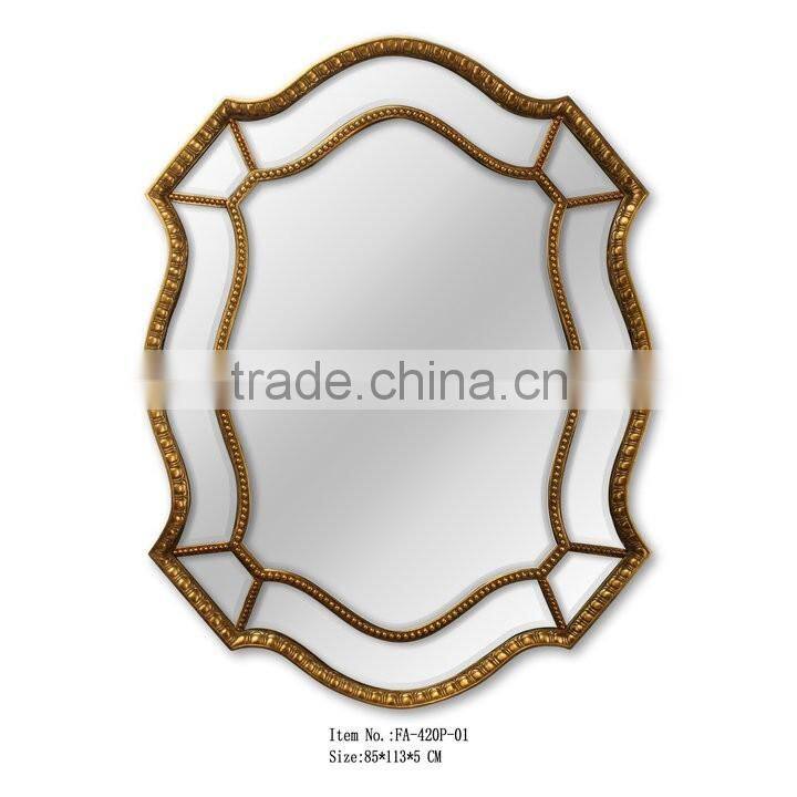 Baroque Mirror Frame Irregular Bathroom Mirrors