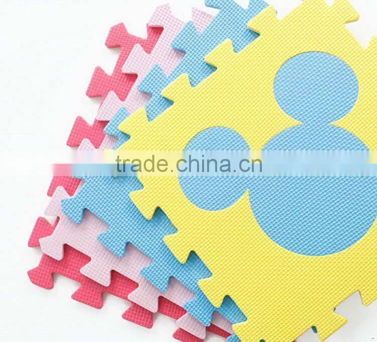 Newest five strips eva rubber mats baby activity mat