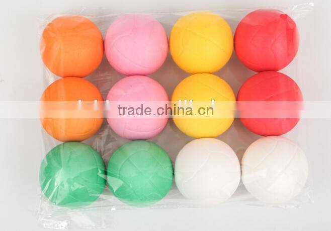 OEM wholesale factory direct sell environmental qualities of a professional volleyball 63mm EVA toy ball