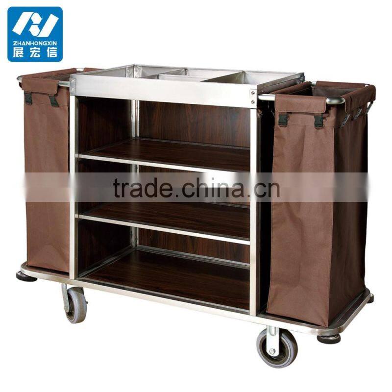Hotel Housekeeping Trolley Maid Cart