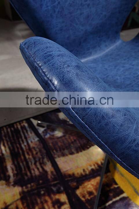 YY209 voage egg commercial Swivel vintage retro cheap price PU leather arm salon chair restaurant coffee shop pub office chair