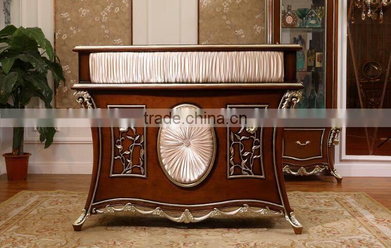 Classical golden painting smart wine bar for villa