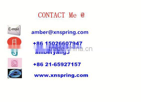 factory of qualified car safety belt spring coil spring