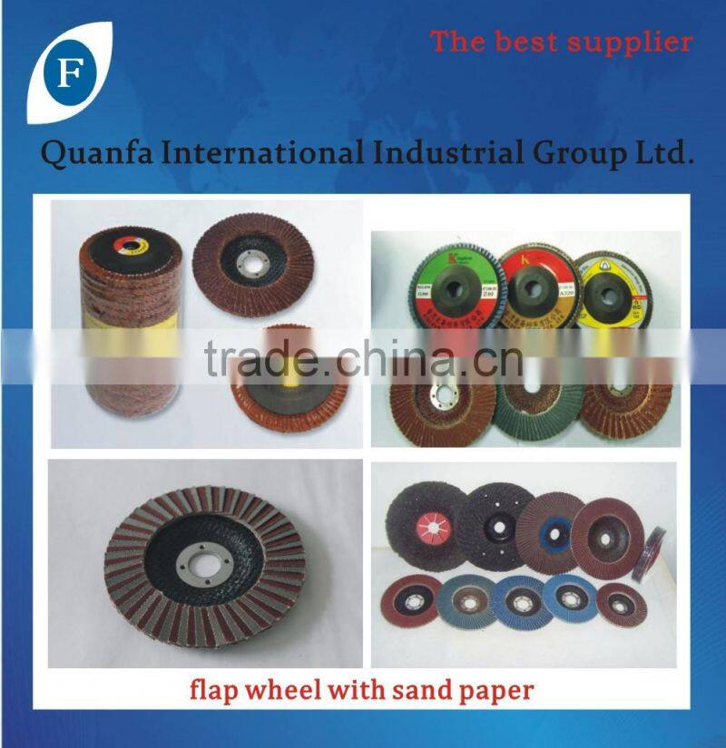 flap wheel with sand paper