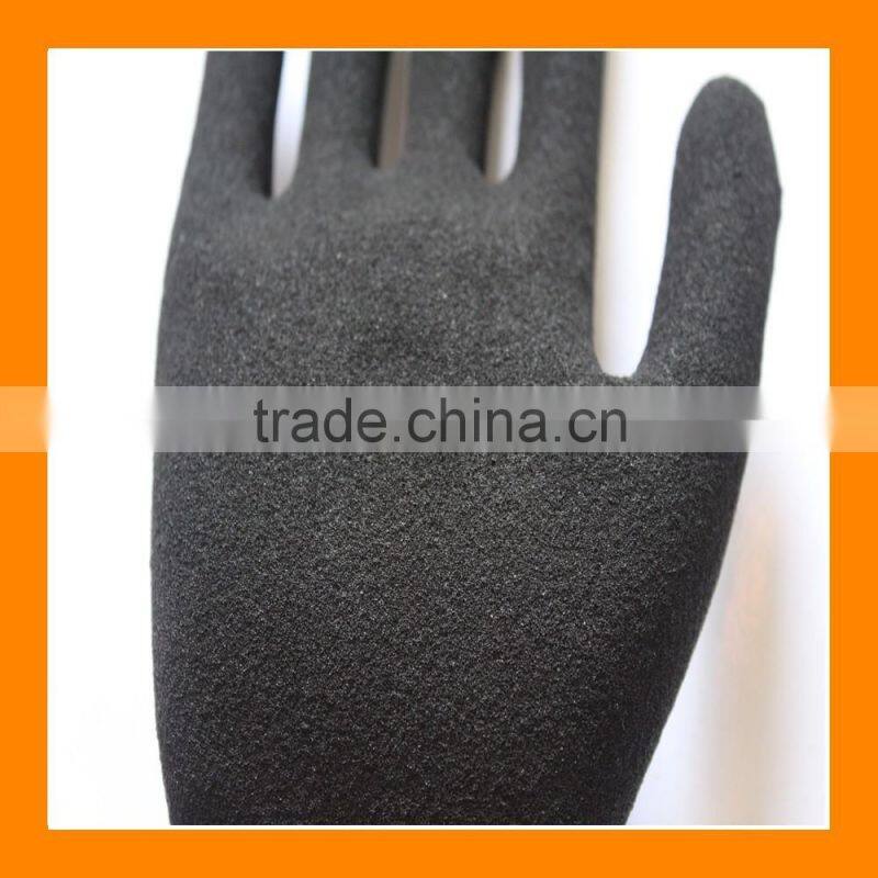 15 Gauge Nylon Spandex Liner Maxiflex Sandy Nitrile Grip Gloves
